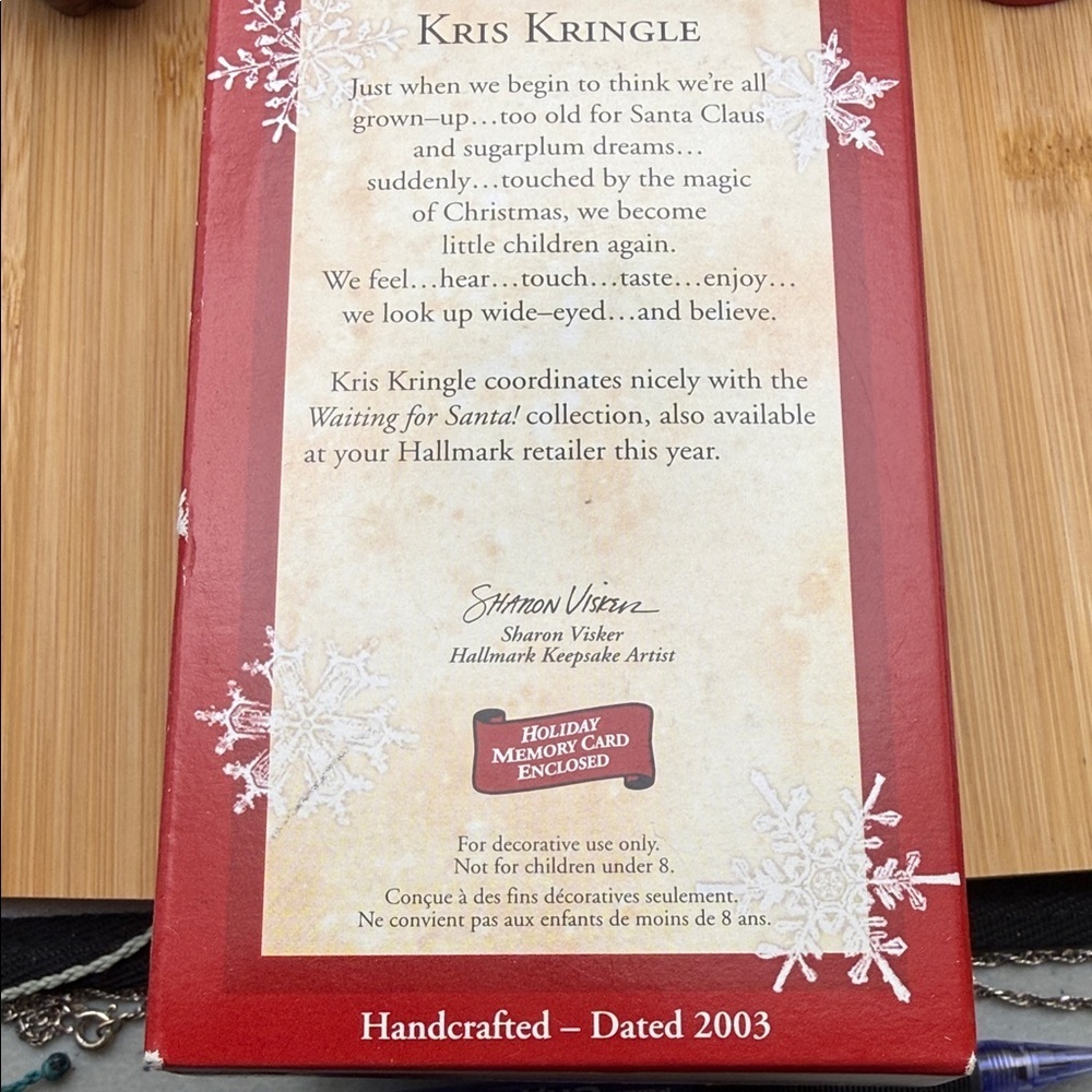 Hallmark Keepsake Santa Ornament Trio Kris Kringle, So Much to Do! & St. Nick - Picture 8 of 10